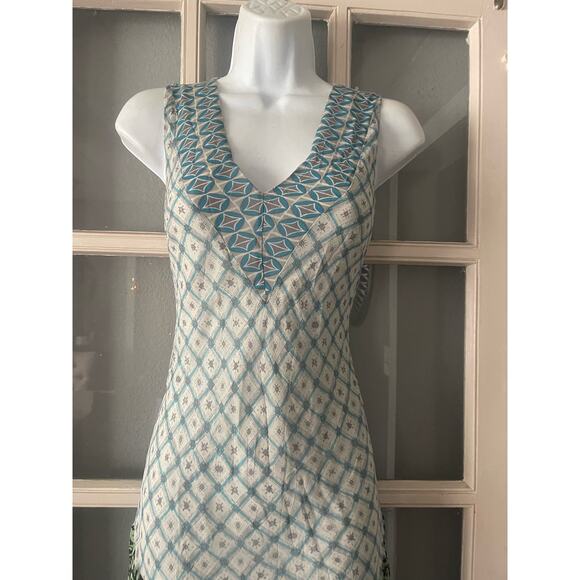 Vintage 80s Susan Freis Dress Floral Stripe Shoulder Pad Pleated Skirt Outfit - Picture 12 of 12